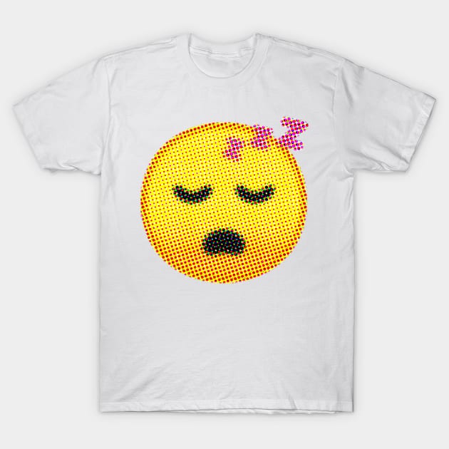 Emoji: Snoozing (Sleeping Face) T-Shirt by Sinnfrey